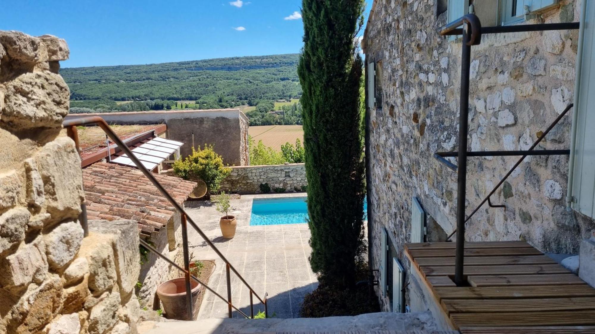 Bed and Breakfast Les Toits De Valaurie Esterno foto